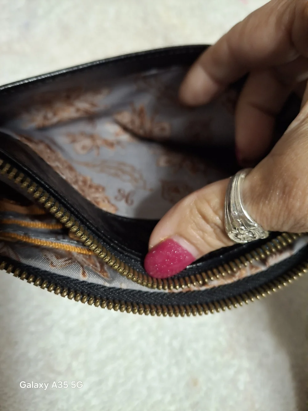 HOBO INT Black Leather Wristlet Clutch - Versatile Women’s Bag